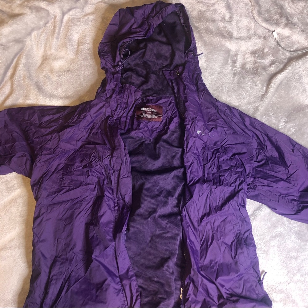 Purple windbreaker